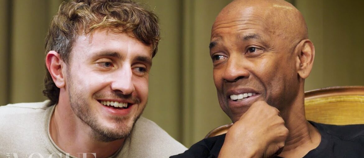 Paul Mescal & Denzel Washington Talk Gladiator II, Life Advice & “Making It”