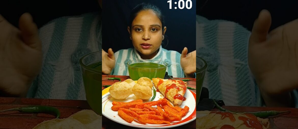 GOLGAPPE + FRENCH FRIES + PATTIES CHALLENGE #shorts