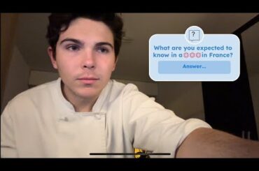 How Good Do You Need to Be to Work in a 3 Michelin Star Restaurant in France?