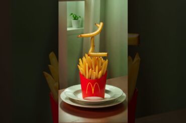 French fries #frenchfries #mcdonalds #kfc #food #dance #dancevideo #ai #animation