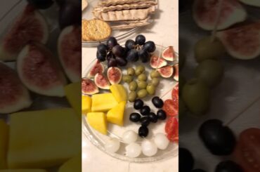 It's the weekend - no cook Friday because I have the weekend vibe and a home made charcuterie board