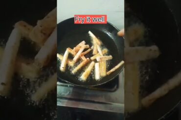Radish french fries # Mullangi finger chips # snacks recipe # french fries homemade recipe # shorts#