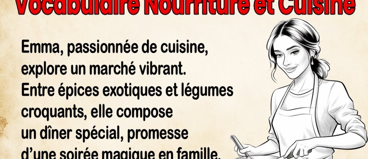 Learn French Food Vocabulary Easily with a Simple Story (A1-A2) Learn French Food Vocabulary Easily with a Simple Story (A1-A2)