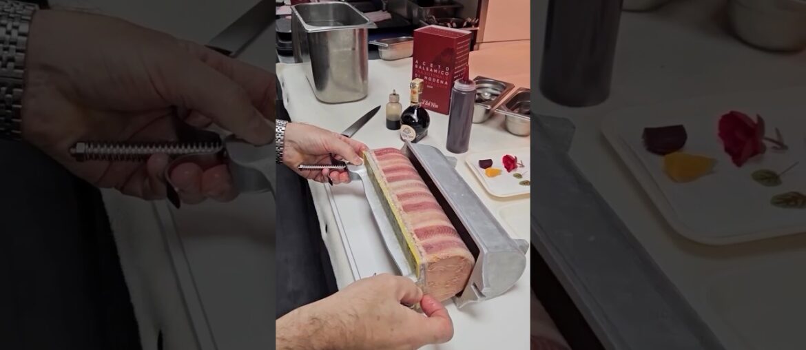 Smoked eel & foie gras terrine