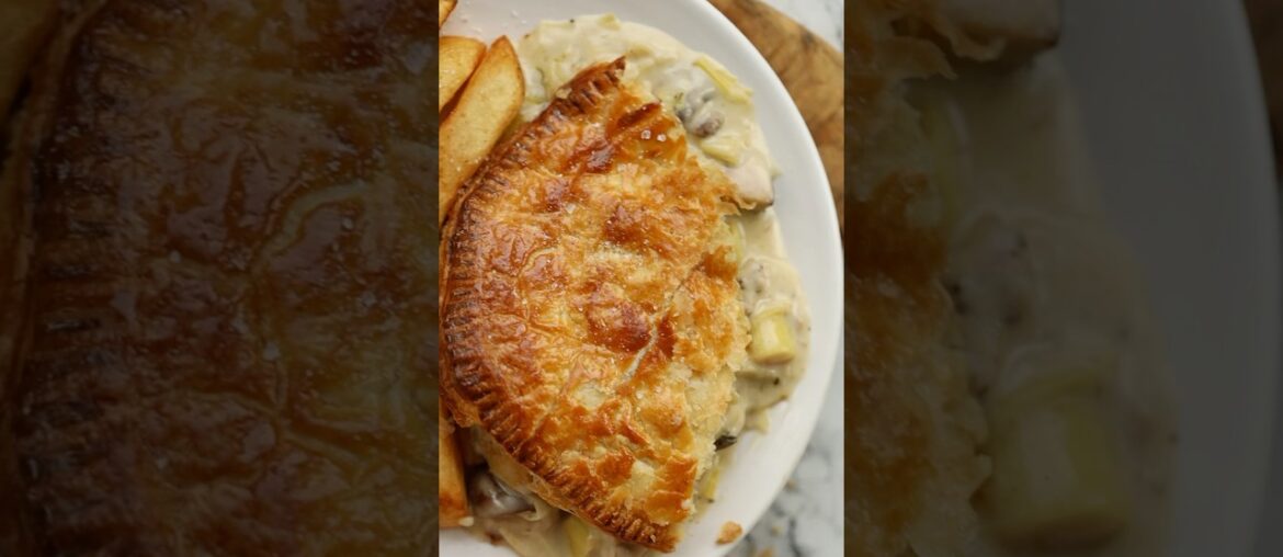 Chicken, Leek and Mushroom Pie