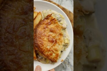 Chicken, Leek and Mushroom Pie
