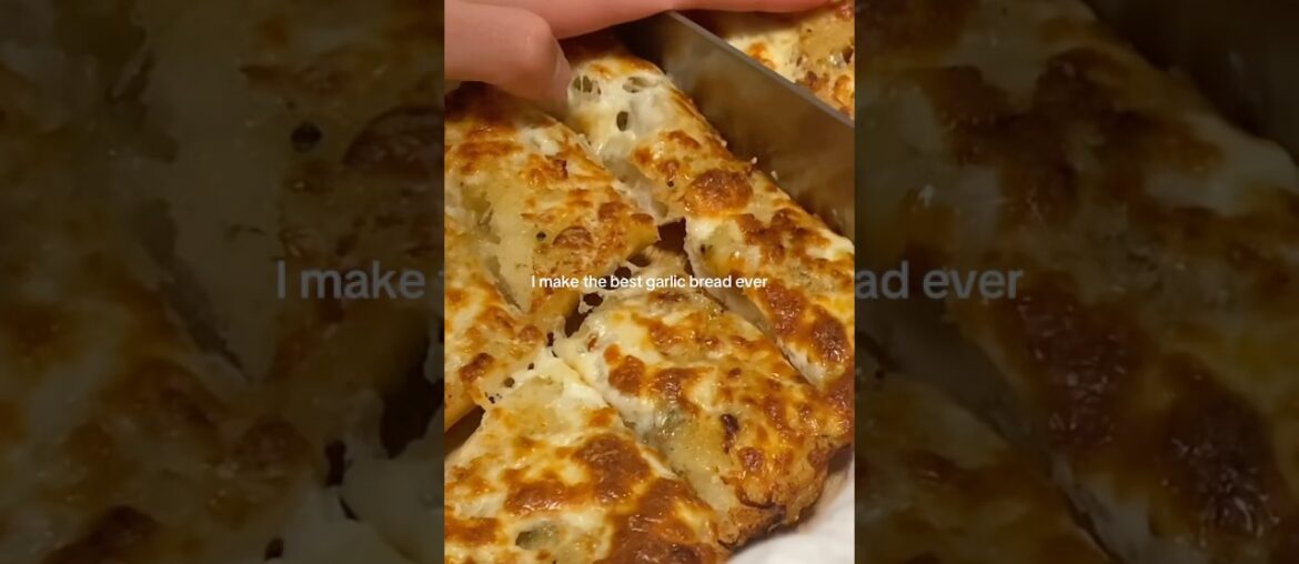 this garlic bread is from heaven I swear to god