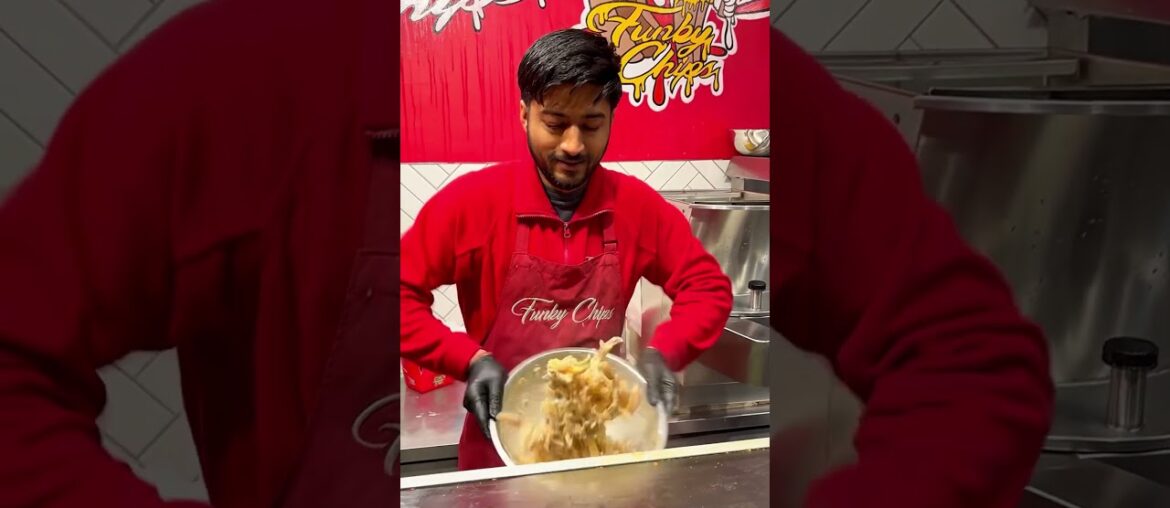 Indian girl tries French fries in London