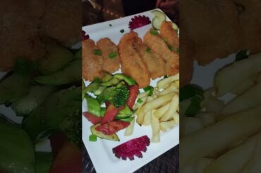 Fish & Chips/Veggies/French Fries/Finger Fish/Fried Fish #food #shorts #youtubeshorts #trending