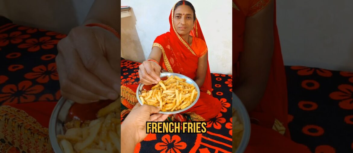 Mummy ko khilaya tasty french fries #shorts #shortsfeed #frenchfries #minivlog