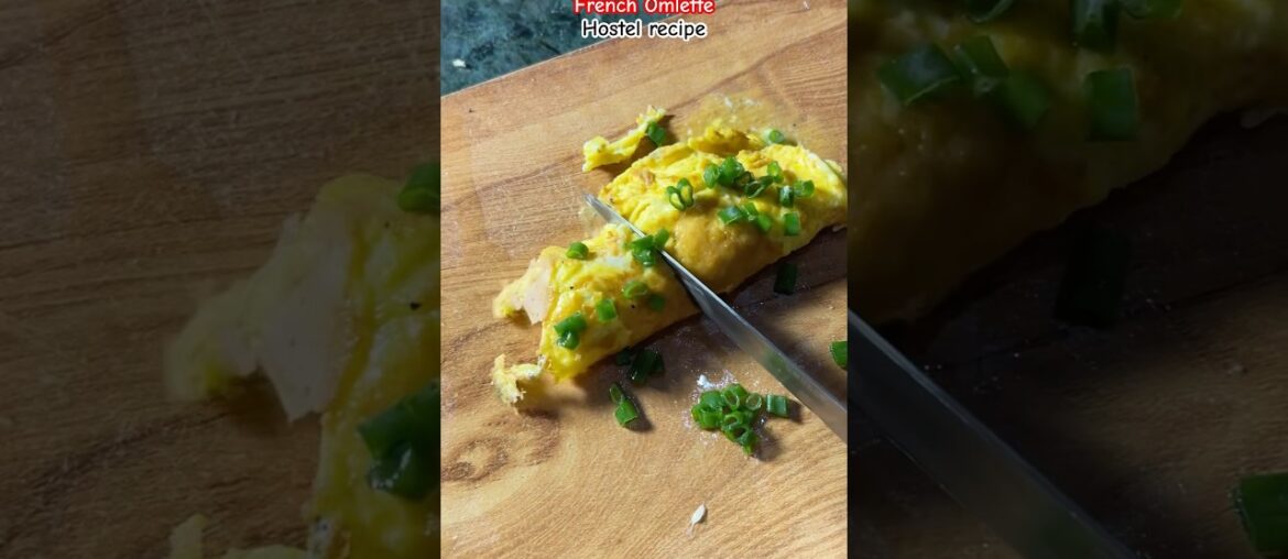 French Omlette recipe #shorts #minivlog #french #omlet #breakfast #recipe #cooking #food #vlog