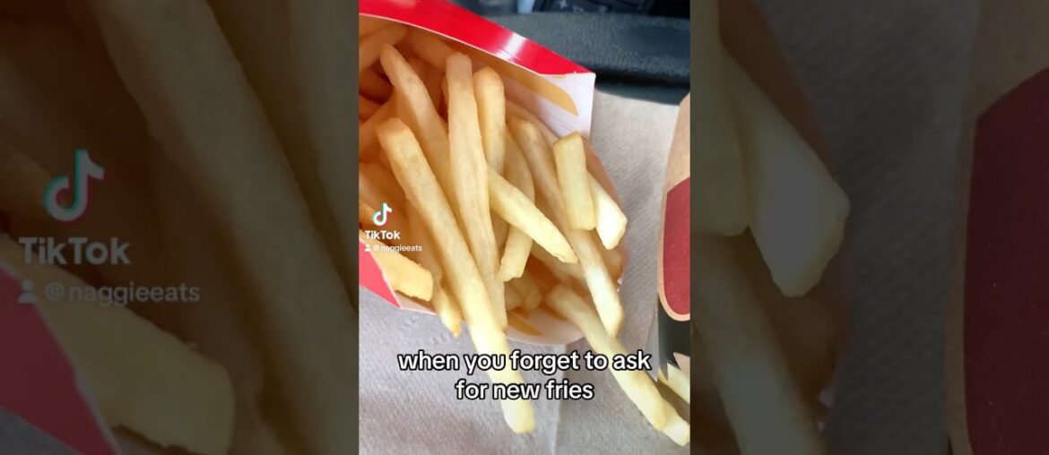 Do this with cold french fries! #food #frenchfries