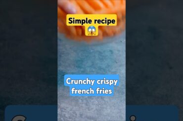 French fries recipe |easy recipe |Crunchy and crispy #shorts #ytshorts #short #shortsfeed #trending