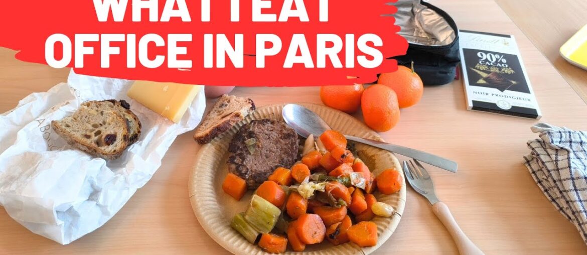 French Diet on a Work Day - French Woman Typical meals in Paris + french recipe
