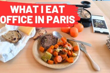 French Diet on a Work Day - French Woman Typical meals in Paris + french recipe