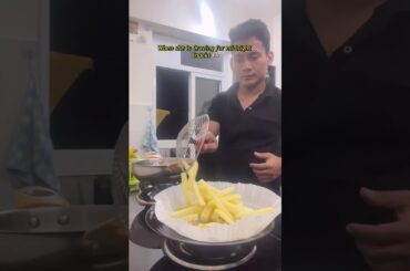 Cheesy chicken French fries.Detail recipe pinned in comments