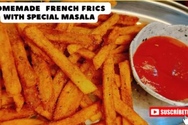 French Fries Recipe at home | French Fries with special masala| Finger chips at home