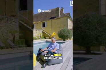 French Real Estate - Exploring a Stunning Courtyard Pool Oasis  #frenchproperty