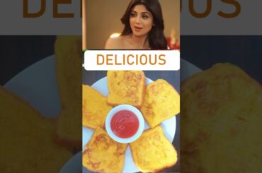Shilpa Shetty French Toast #shorts #shortsfeed #viralshorts #delicious #shilpashetty