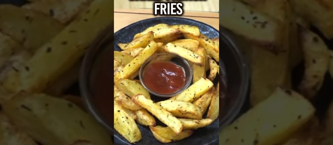 How To Make Baked French Fries At Home | Easy French Fries Recipe | Quick Potato Snacks | Tarika How To Make Baked French Fries At Home | Easy French Fries Recipe | Quick Potato Snacks | Tarika