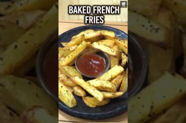 How To Make Baked French Fries At Home | Easy French Fries Recipe | Quick Potato Snacks | Tarika