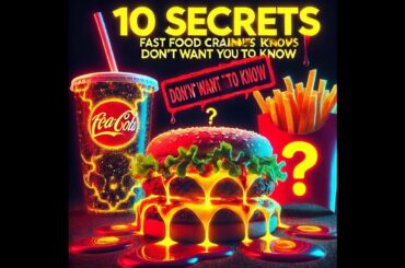 These 10 secrets will make you think twice before your next drive-thru stop. #fastfood #interesting