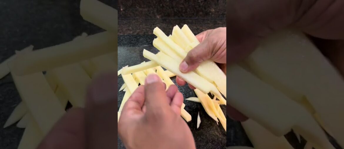 Freshly Made French Fries #easy #food #frenchfries #potato #cravings