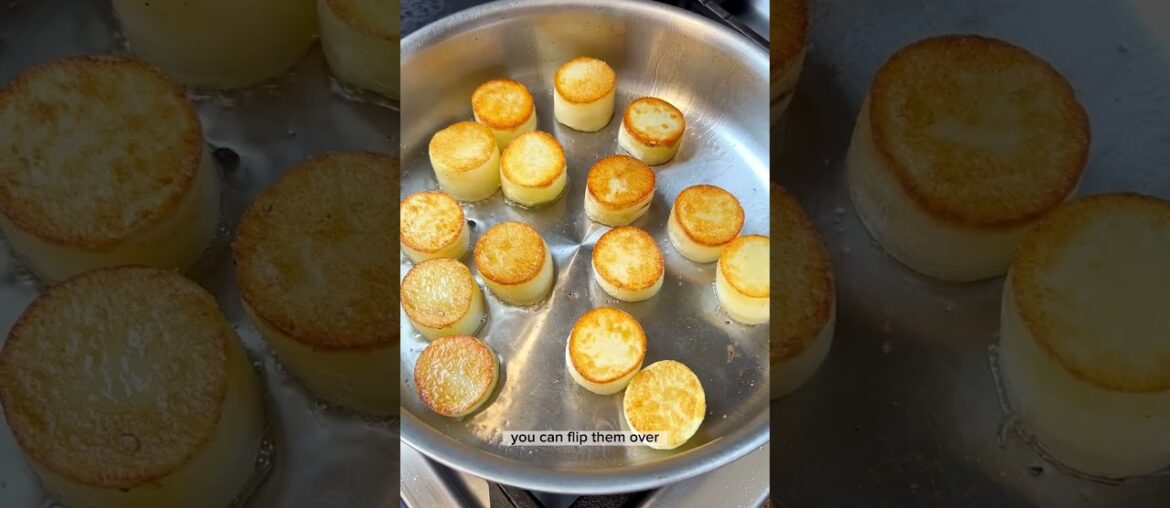 How to make fondant potatoes #cooking #fondantpotatoes #potatoes