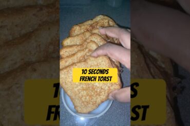 #asmr FRENCH TOAST | Fluffy toast with milk and egg | Bachelor Bf | Seconds Cooking | #frenchtoast