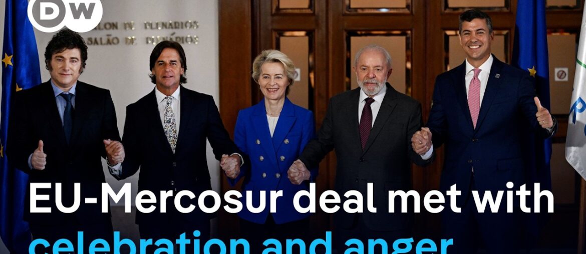 EU and Mercosur seal free trade agreement | DW News