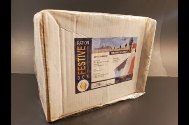 2023 French Holiday MRE Prawn Risotto Gourmet Festive Ration Box Taste Testing Review