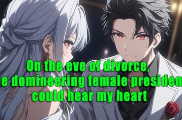 On the eve of divorce, the domineering female president could hear my heart