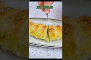 Banana Puff!! #croissant #hazelnuts #italian #switzerland #france #youtubeshorts #youtube #kidslove