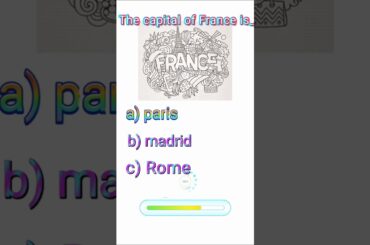 The capital of the france ? #france #capital #gkforallcompetitionsexam venom the last dance pw live