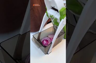 [5 in 1] Mandoline Slicer for Kitchen & Safe Vegetable Chopper & Adjustable  Slicer link in comments