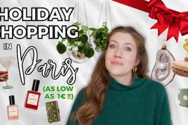 THE ULTIMATE BUDGET FRIENDLY PARIS GIFT GUIDE (and where to shop them !) | CHRISTMAS IN PARIS