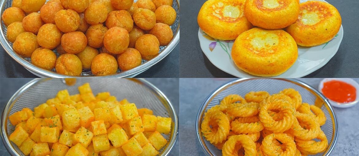 14 Amazing Potato Recipes!! Collections! French Fries, Potato Chip, Potato Sticks, Potato Snacks!