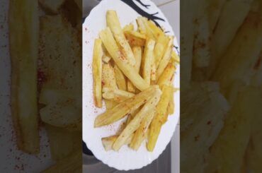 Easy Cassava(Yuca) Fries test Better Than French Fries| How To Make Cassava Fries #foodshorts