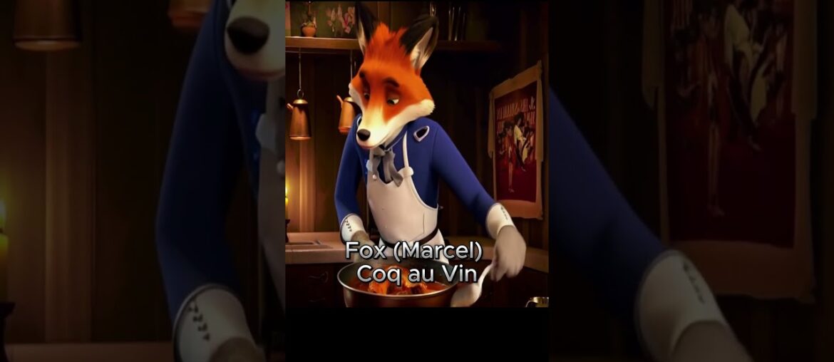 “Marcel the Fox Cooks French Coq au Vin | Magical Culinary Art | #FrenchCuisine "Marcel the Fox Cooks French Coq au Vin | Magical Culinary Art | #FrenchCuisine