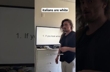 Italians don’t consider themselves white #shorts #comedy #funny