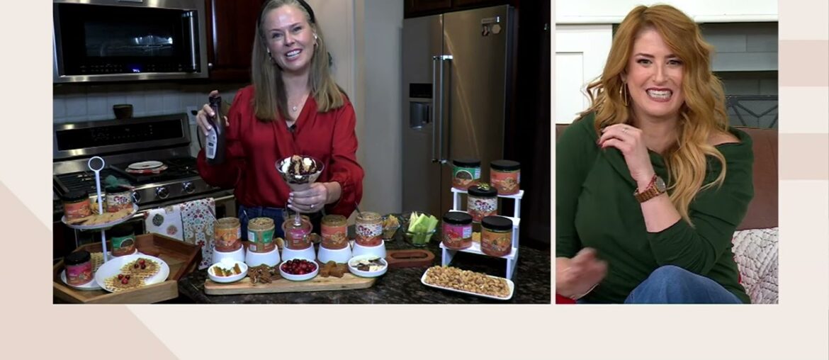 bNutty (5) 9-oz. Jars Holiday Sweets Gourmet Peanut Butters on QVC bNutty (5) 9-oz. Jars Holiday Sweets Gourmet Peanut Butters on QVC