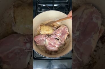 Coq au vin blanc #frenchrecipe #frenchholiday #holidayrecipe