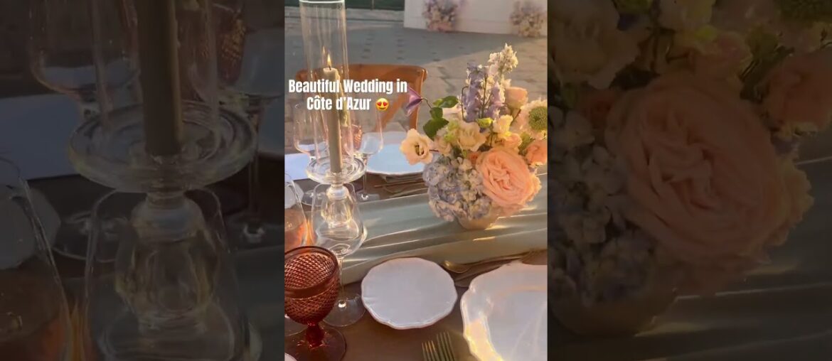 This wedding was what fairy tales are made of! #destinationwedding #frenchriviera #cotedazur