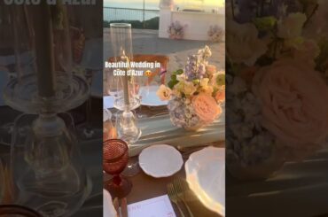 This wedding was what fairy tales are made of! #destinationwedding #frenchriviera #cotedazur