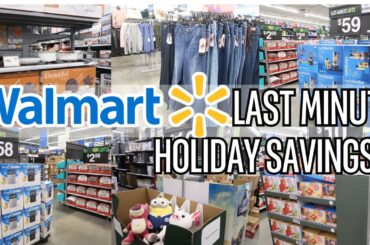 WALMART TOP LAST MINUTE HOLIDAY SAVINGS & DEALS SHOP WITH ME! 2024