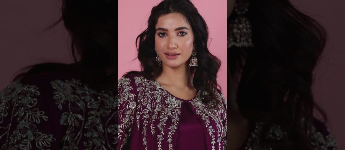 Wine chinnon gown with long jacket Wine chinnon gown with long jacket