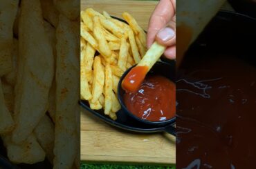 French fries #asmr#recipe #cooking #youtubeshorts #food #snacks #potato #fries #simple #easy