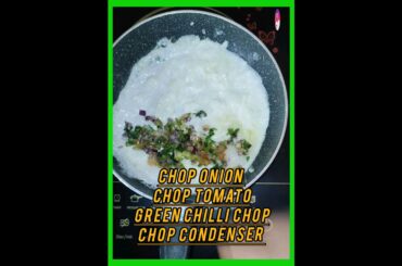 White egg French omelette #chefuk03 #food #recipe #omelette #cooking #YouTube #shorts