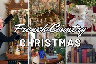 FRENCH COUNTRY House Christmas Decorate with Me | Living & Dining Rooms