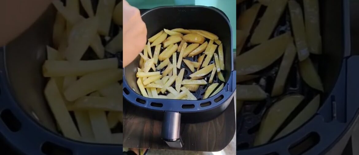 Bina oil ke banaye french fries #trending #food #coooking #recipe #easyrecipe